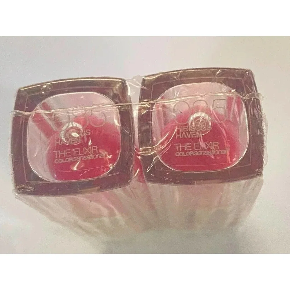 Lot of 2 Maybelline Colorsensational Elixir Lipstick 085 Hibiscus Haven Seale
